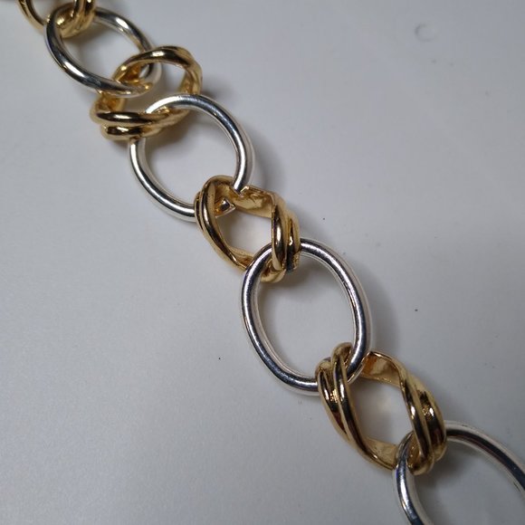 Large Metal Chain Bracelet 8.5 Inches - Picture 7 of 12